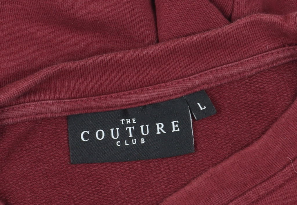 The Couture Club Men's Red Pullover Sweatshirt L