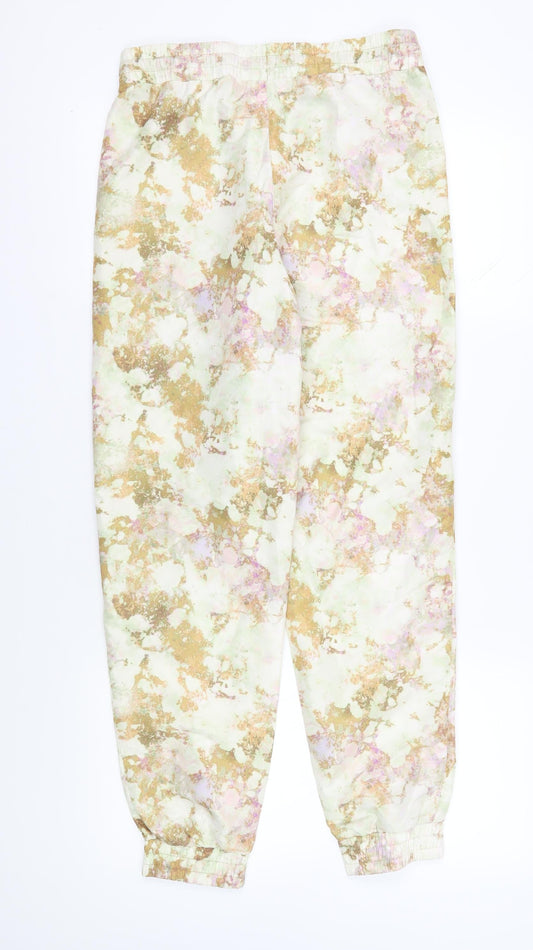 Womens UK Size XS Monki Regular Fit Jogger Multicoloured Trousers