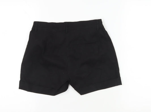 ASOS DESIGN Women's Black Maternity Shorts, Size 6