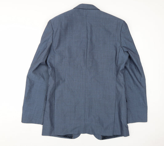 Mens UK Size 40 Alexandre of England Regular Blue Suit Jacket