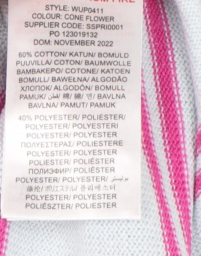 Womens UK Size S U.S. Polo Assn. Blue Pullover Jumper
