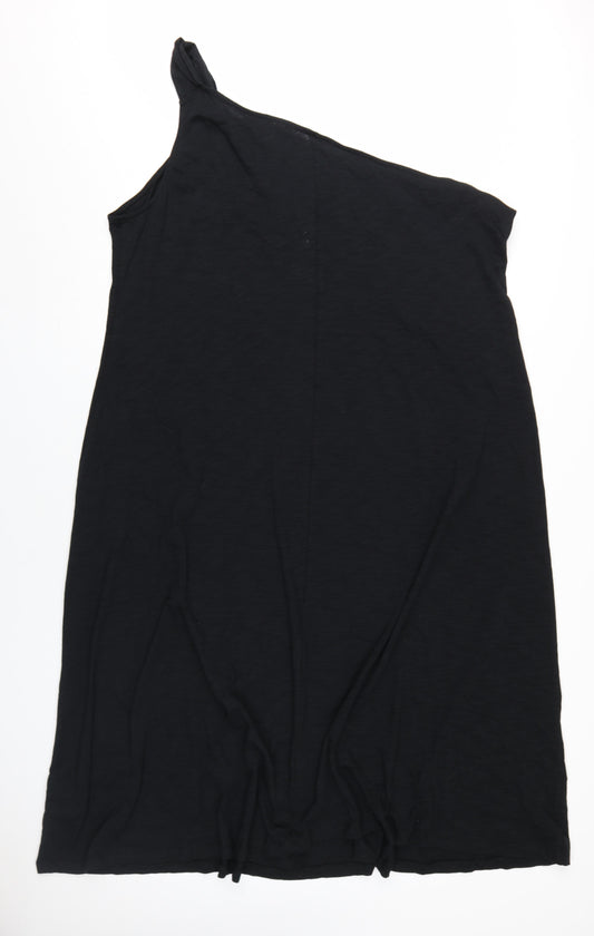 Marks and Spencer Women's Black One Shoulder Dress