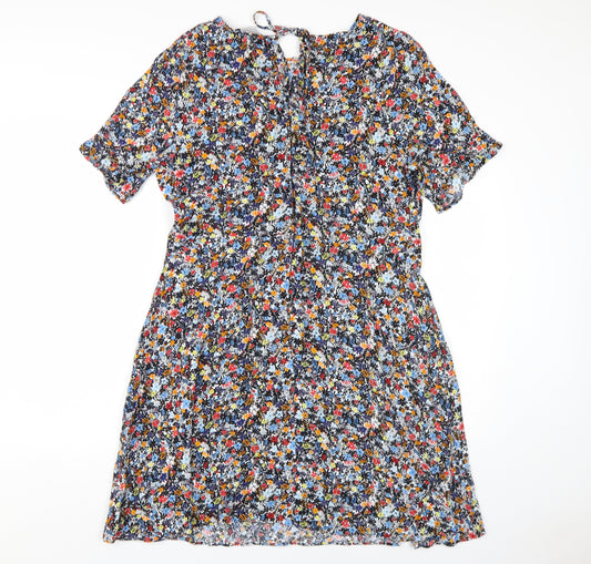 Next Women's Multicoloured Floral Shift Dress
