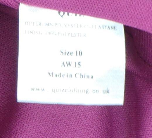 Quiz Women's Purple Long Mermaid Dress Size 10