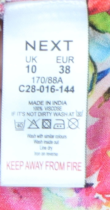 Next Women’s Multicoloured Floral Midi Off-Shoulder Dress