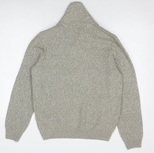 Mens UK Size M Maine New England Beige Pullover Jumper
