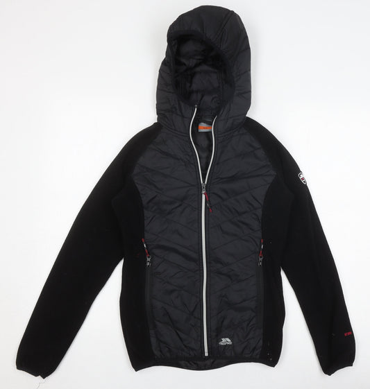Womens UK Size XS Trespass Black Puffer Jacket