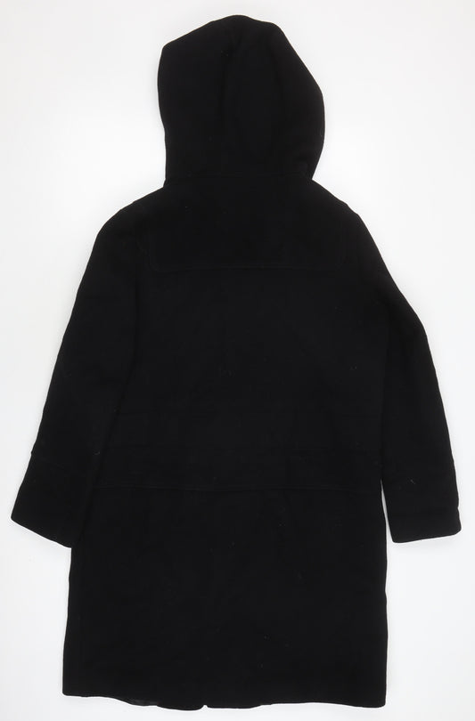Mens UK Size 14 NEXT Black Parka Coat
