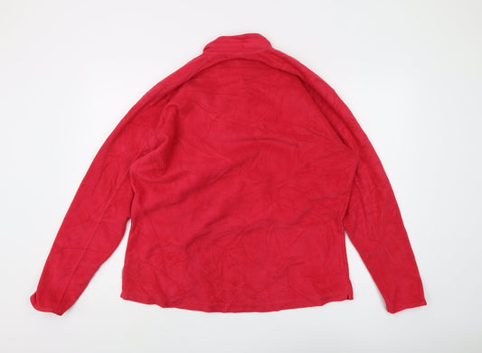 Decathlon Red Unisex 2XL Fleece Pullover Sweatshirt