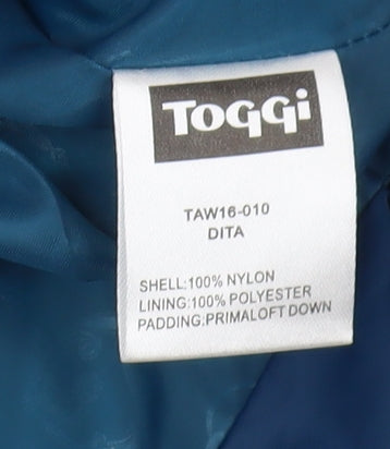 Womens UK Size 10 Toggi Blue Puffer Jacket