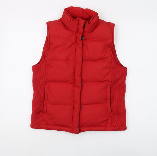 Womens UK Size XS Gap Red Puffer Jacket