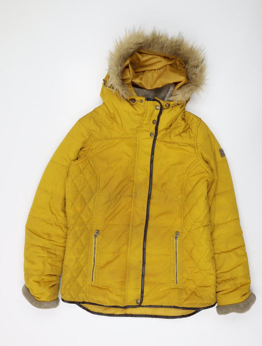 Womens UK Size 14 Regatta Yellow Puffer Jacket