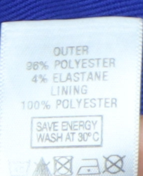 Brand and care label for Wallis Women's Blue Petite Sheath Dress, size 10