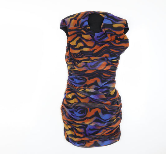 Missguided Women Multicoloured Size 8 Bodycon Dress