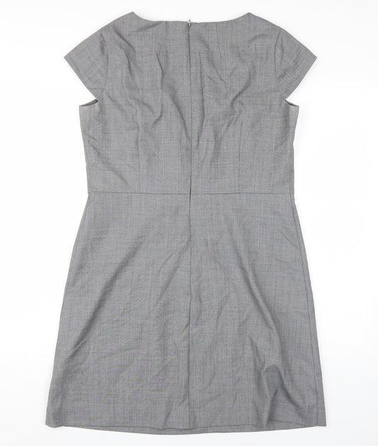Next Women's Grey Shift Dress Size 14