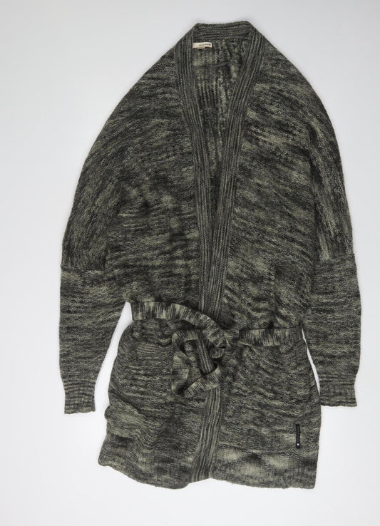 Womens UK Size M/L DKNY JEANS Grey Cardigan Jumper