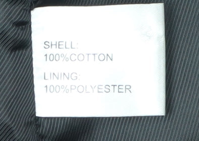 First Avenue Women's Black Cotton Coat Size 10