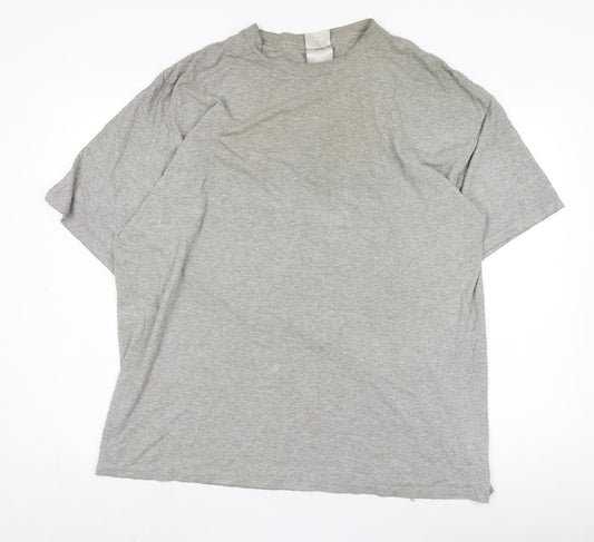 Additional front view of Adidas Men's Grey XL Sports T-Shirt