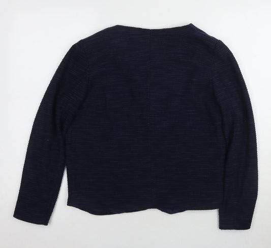Womens UK Size L Mango Blue Cardigan Jumper