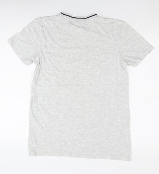 McKenzie Men's Grey Crew Neck T-Shirt S