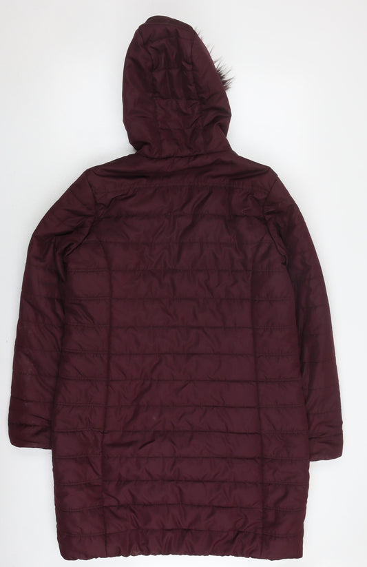 Regatta Women's Purple Puffer Jacket Size 16