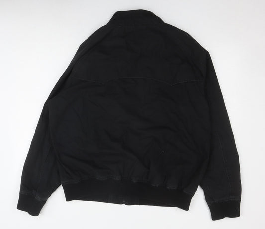 Mens UK Size 3XS Ben Sherman Black Bomber Jacket