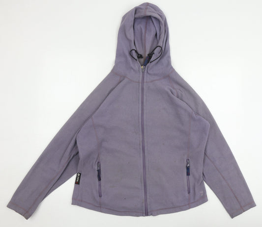Womens UK Size 12 Polartec Purple Basic Jacket
