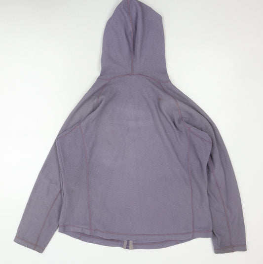 Polartec Women's Purple Fleece Jacket Size 12
