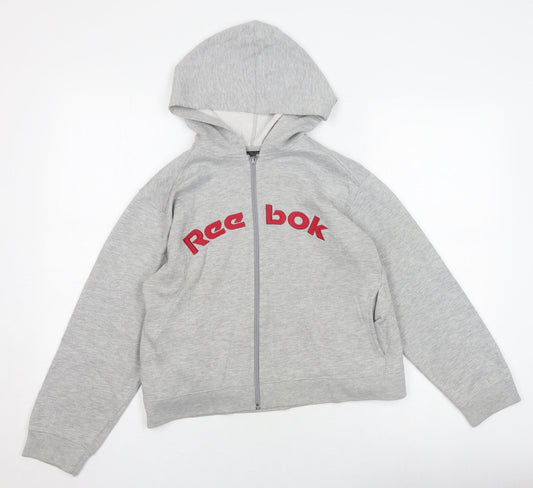 Womens UK Size 12 Reebok Grey Basic Jacket