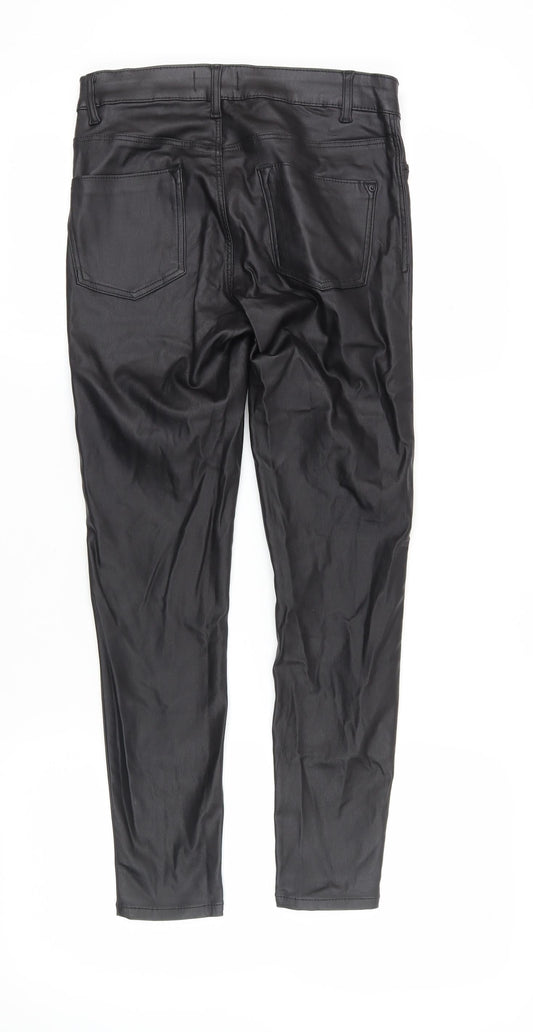 Womens UK Size 10 Dorothy Perkins Slim Fit Jegging Black Trousers