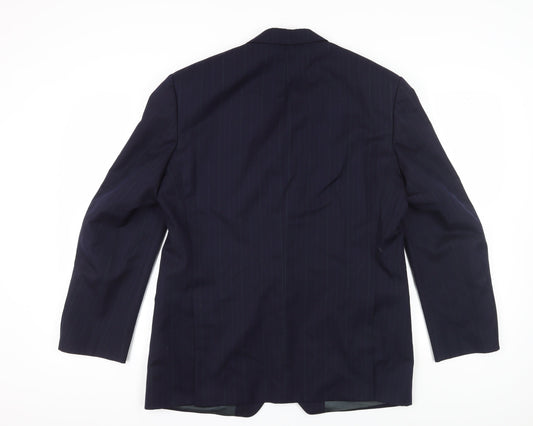 Mens UK Size 42 St Michael Regular Navy Suit Jacket