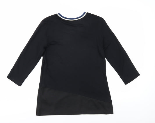 Womens UK Size 8 Gerry Weber Black Basic T-Shirt