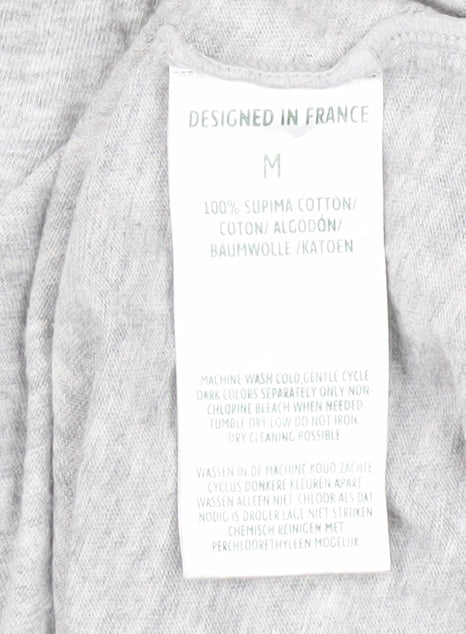 Lacoste Men's Grey T-Shirt Short Sleeve M