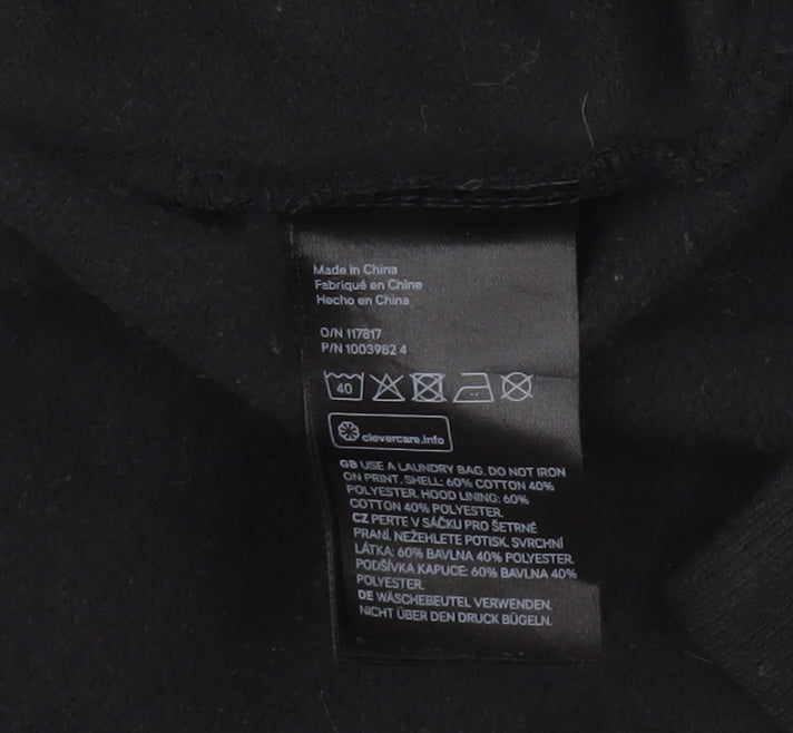 H&M Harry Potter Boys Black Hoodie 12-13 Years