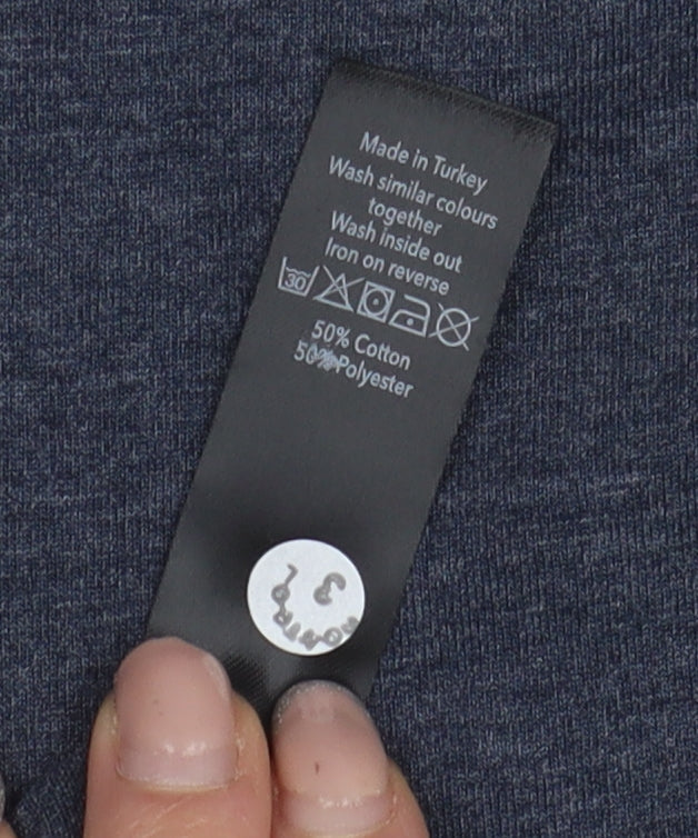 George Men's Star Wars Christmas T-Shirt, 2XL, Blue