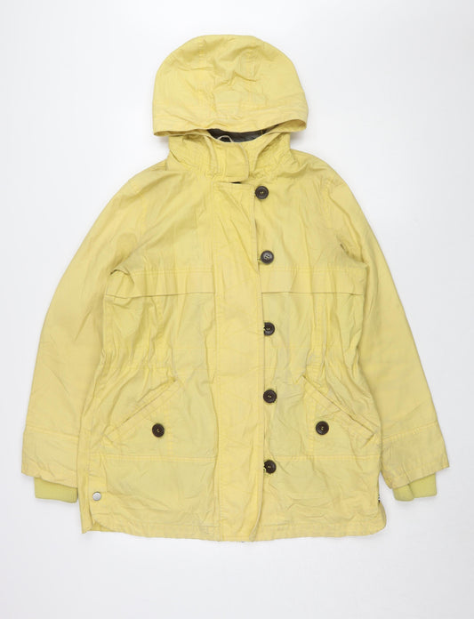 Womens UK Size 12 NEXT Yellow Basic Jacket