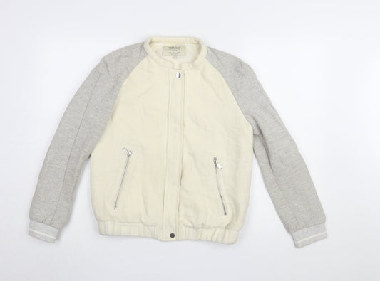 Zara Women’s Grey Basic Jacket S - Versatile & Stylish