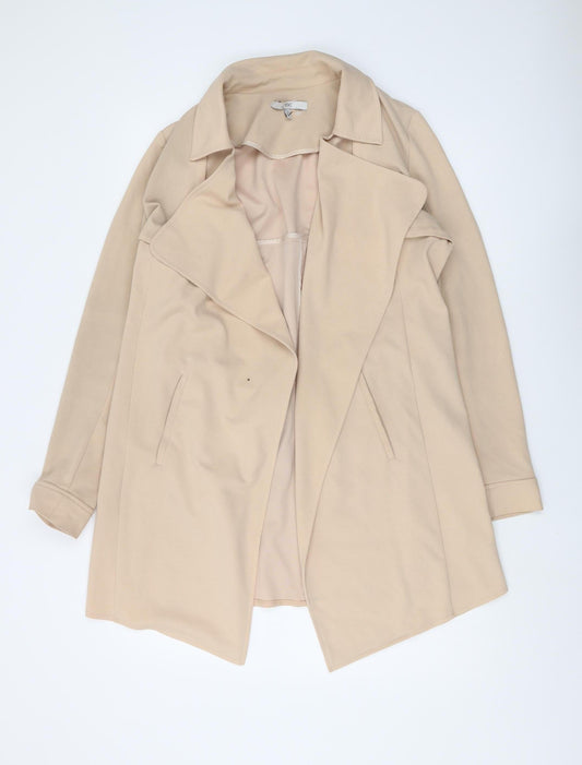 Womens UK Size 10 NEXT Beige Basic Jacket