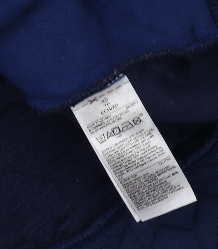 Womens UK Size XS GapFit Blue Pullover Sweatshirt