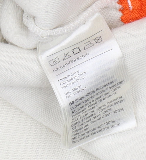 H&M Women’s Ivory Pullover Sweatshirt, Size 12