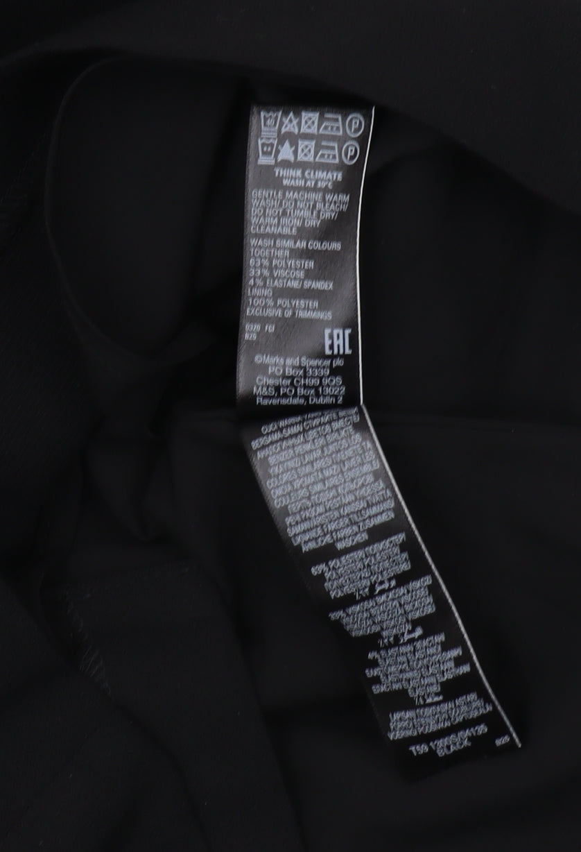 Marks and Spencer Women Black Knee Length Pencil Skirt