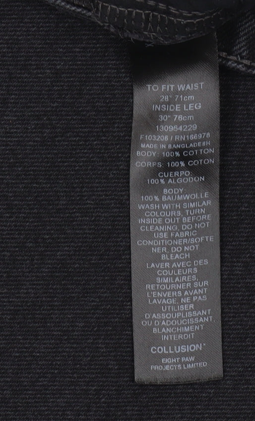 Collusion Women's Black Straight Jeans Size 10