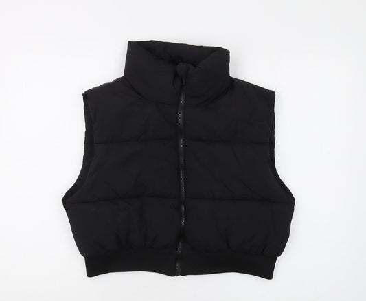 Womens UK Size XL Cotton On Black Puffer Jacket