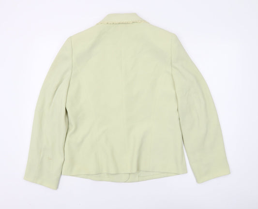 Womens UK Size 12 GOLD by Michael H Regular Green Suit Jacket