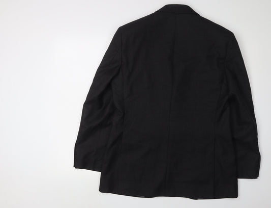 Austin Reed Men's Black Blazer, 38S, Classic Style