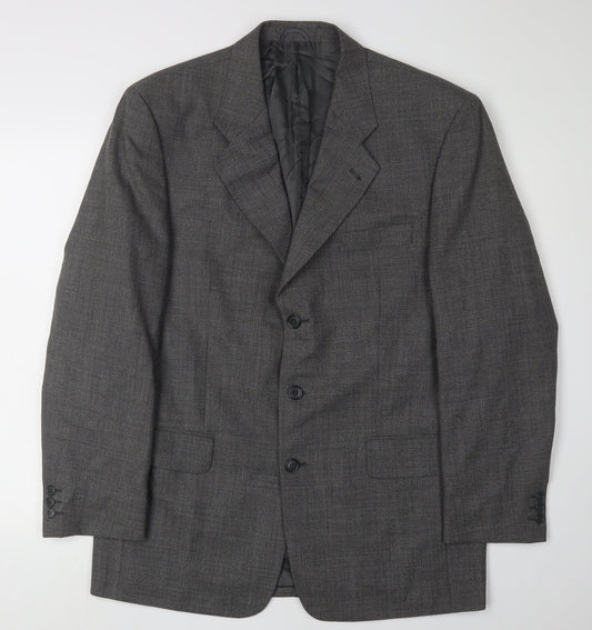 Mens UK Size 40 Austin Reed Regular Grey Suit Jacket