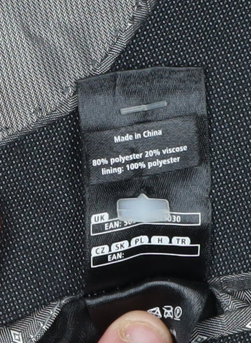 F&F Black Women's Tall Blazer, Size 50L, Lined Formal