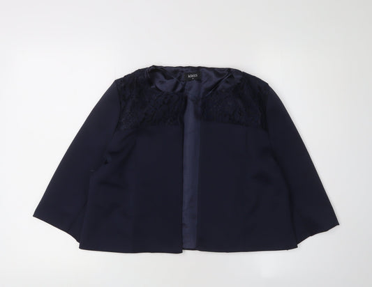Womens UK Size 12 Klass Regular Blue Jacket
