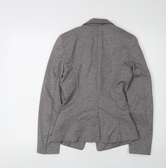 H&M Women's Grey Regular Blazer, Size 4, Business Casual