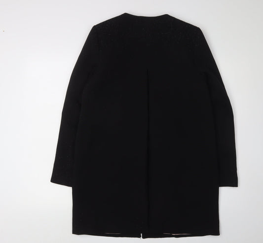 Womens UK Size 8 H&M Black Basic Jacket